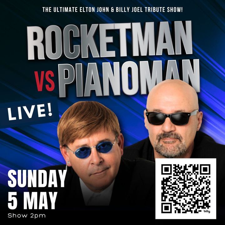 Featured image for “Get ready for the ultimate Elton John and Billy Joel Tribute Show at TBC this Sunday (5th May)!”