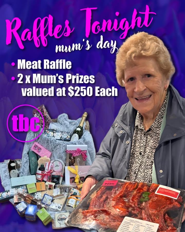 Featured image for “Mum’s Day Raffle Night: Win Prizes Valued at $250 at Telarah Bowls”